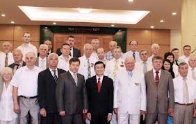 ประธานประเทศให้การต้อนรับคณะทหารผ่านศึกสมัยโซเวียด